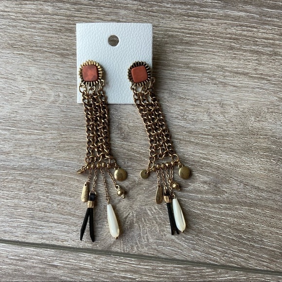 NWT Free People  Valerie Stone Earrings - Picture 3 of 8